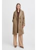 b.young Mantel Reverskragen Jacke Lang BYCILIA COAT 3 in Braun