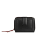 Bugatti Viola Geldbörse RFID Schutz Leder 12 cm schwarz-rot