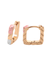 faina Women Huggie Earrings in Rose Gold
