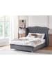 Beliani 2-tlg Doppelbett AYETTE in Grau