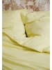 MELA Unisex Perkal Bettwäsche Set BHANU in soft lemon