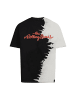 Re:Covered T-Shirt The Rolling Stones 'ROCK N ROLL' in Black