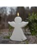 STAR Trading LED Outdoor-Kerze ,Flamme Angel als Engel, Batterie & Timer, outdoor,