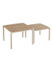 ebuy24 Lounge-Set Bella (5-teilig) Natur 109 x 56 cm