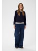 SAINT TROPEZ Sweatshirt AaseSZ Gerade Passform in Night Sky