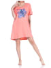 NORMANN kurzarm Nachthemd Schlafshirt Designs - 66973 in bunt