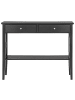 Beliani Konsolentisch AVENUE in Schwarz - (W) 100 x (H) 80 x (L) 35 cm