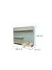 relaxdays Toniebox Regal in Salbei - (B)39 x (H)29 x (T)15 cm
