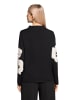 Betty Barclay Feinstrickpullover mit Stehkragen in Patch Black/Cream
