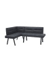 byLiving Eckbank MONTREAL in anthrazit - 128 x 181, H 87, T 56  cm