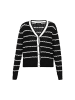 usha BLACK LABEL Women Cardigan in black white