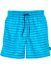 Playshoes Beach-Short Ringel in Aquablau