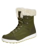 GUGGEN MOUNTAIN Winterstiefel Echtleder in Olive