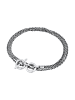 KUZZOI Armband 925 Sterling Silber in Grau