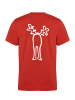 elkline T-Shirt Rudolf in burnt red - whiteswan