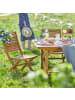 Butlers Gartenstuhl SOMERSET 2er-Set in Braun