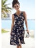 LASCANA Jerseykleid in marine-koralle bedruckt