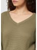 QS Strickpullover  in  7854_olivgrün