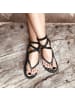 Ailoria PAMPELONNE Zehensandalen in schwarz