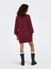 ONLY Strickkleid in Cabernet