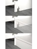 Inn.Furn Waschmaschinenschrank weiß Set 2-teilig 132 cm, Waschmaschinenumbau