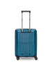 Pactastic Collection 01 4 Rollen Kabinentrolley S 55 cm mit Dehnfalte in turquoise-metallic