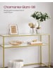 VASAGLE Konsolentisch Baris in Gold - (B)35.6 x (H)80 x (T)100.5 cm