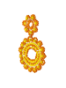 IZIA Women Earrings in Orange