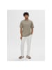 Selected T-Shirt in vetiver
