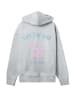 F4NT4STIC Hoodie Knut und Jan Scribble Logo in grau meliert