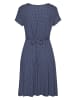 Vivance Jerseykleid in blau-marine-gemustert