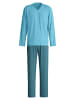 Calida Pyjama in retro blue