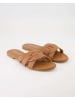Zahira Pantoletten in Braun