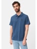 Camel Active Poloshirt aus reiner Baumwolle in Indigoblau