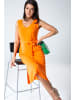 Awesome Apparel Kleid in Orange