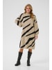 Kaffe Kleid KAwilma Regular fit in Feather G. Mel/Black Stripe
