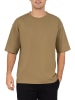 Reichstadt Reichstadt Regular Fit T-Shirt Herren Shoulder Drop 25RS071 Khaki 3XL