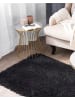 Beliani Shaggy CIDE in Schwarz - (W) 80 x (H) 7 x (L) 150 cm