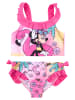 United Labels Disney Minnie Mouse Bikini mit Rüschen Zweiteiler Schwimmanzug in pink
