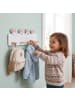relaxdays Kindergarderobe in Grau/ Braun - (B)40 x (H)20 x (T)5,5 cm