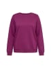 Ulla Popken Sweatshirt in beerenpink