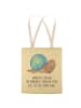 Mr. & Mrs. Panda Shopper Schnecke Sir mit Spruch in Gelb Pastell