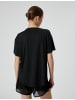 KOTON T-shirt in Schwarz