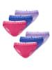 ELLE Brasilslip ELLE LACE in Lilac, royal blue, hot pink