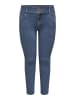 ONLY Carmakoma Skinny Jeans in Medium Blue Denim