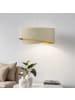 Licht-Erlebnisse Pendelleuchte Ø 50 x (T)107 cm in Weiß Creme Gold