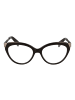 Yohji Yamamoto Unisex Optische Fassungen Katzenauge Braun