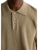Marc O'Polo DENIM DfC Strick Poloshirt in Soft Brown