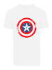 F4NT4STIC T-Shirt Marvel Captain America Civil War Schild in weiß