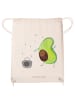 Mr. & Mrs. Panda Baumwollbeutel Avocado Tanzen ohne Spruch in Creme